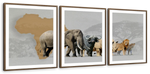 Iconic Safari Animals Wall Art