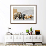 Iconic Safari Animals Wall Art
