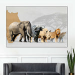 Iconic Safari Animals Wall Art
