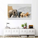 Iconic Safari Animals Wall Art