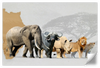 Iconic Safari Animals Wall Art