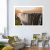 Victoria Falls Sunset Wall Art