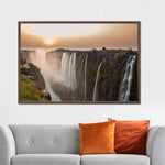 Victoria Falls Sunset Wall Art