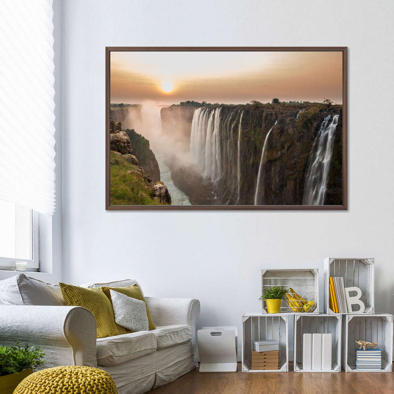 Victoria Falls Sunset Wall Art