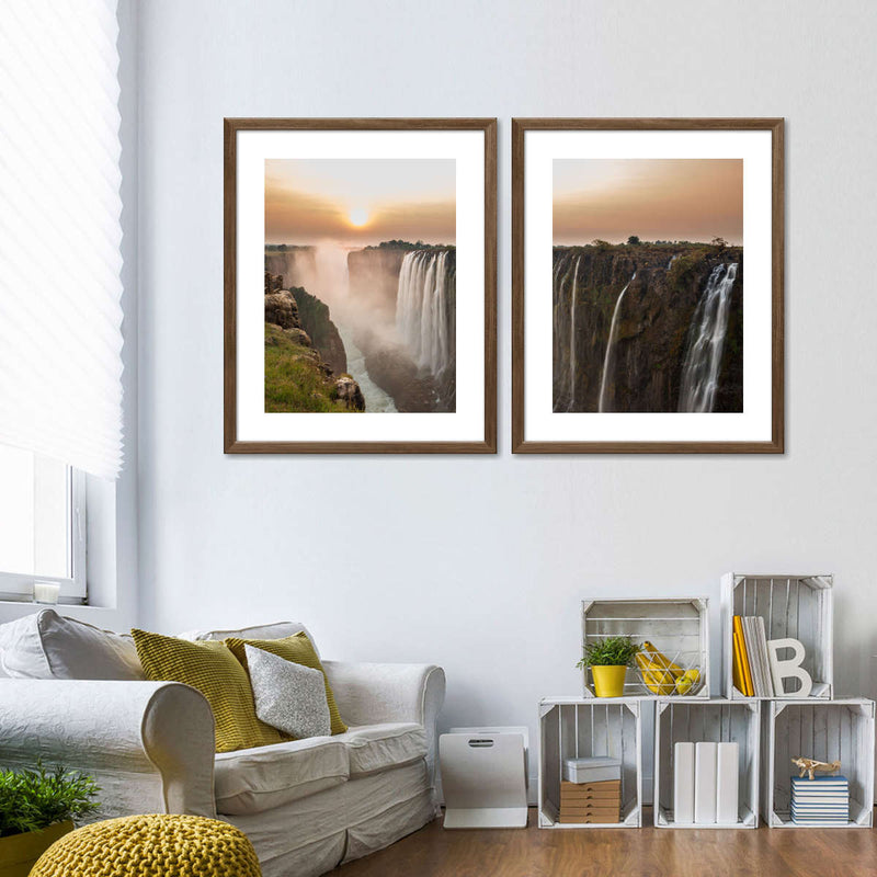 Victoria Falls Sunset Wall Art