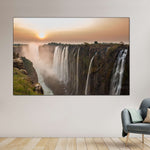 Victoria Falls Sunset Wall Art