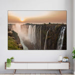 Victoria Falls Sunset Wall Art