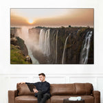 Victoria Falls Sunset Wall Art