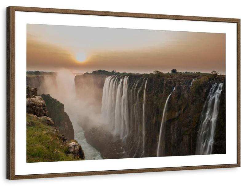 Victoria Falls Sunset Wall Art