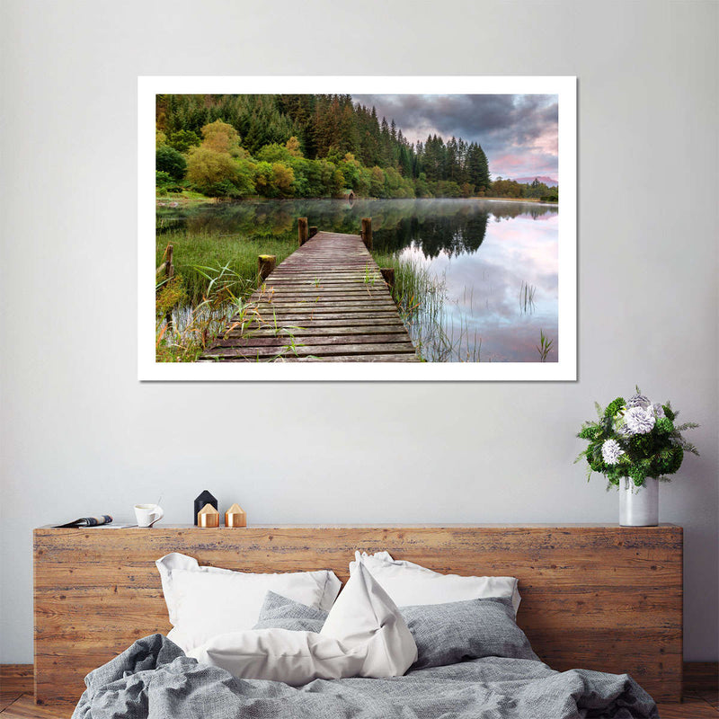 Loch Ard Boathouse Wall Art
