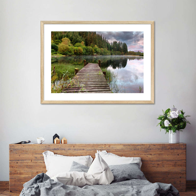 Loch Ard Boathouse Wall Art