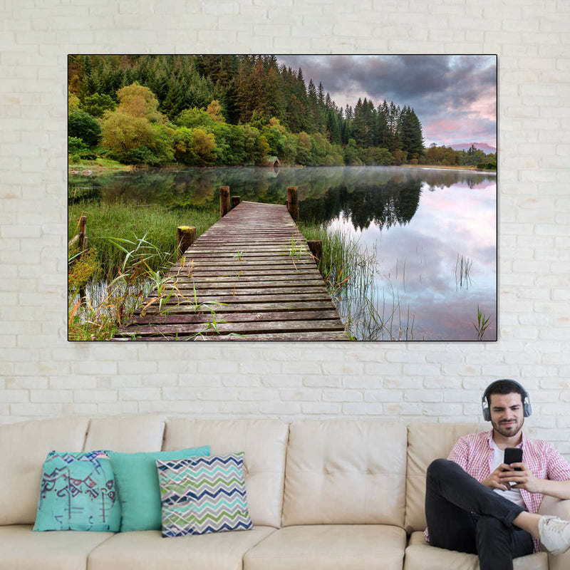 Loch Ard Boathouse Wall Art