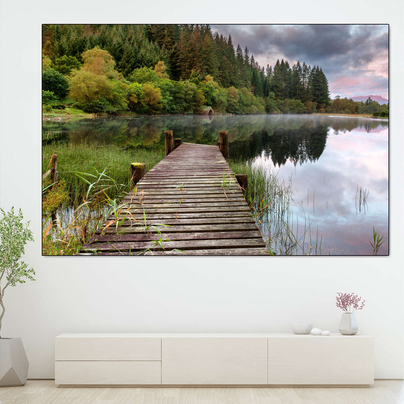 Loch Ard Boathouse Wall Art