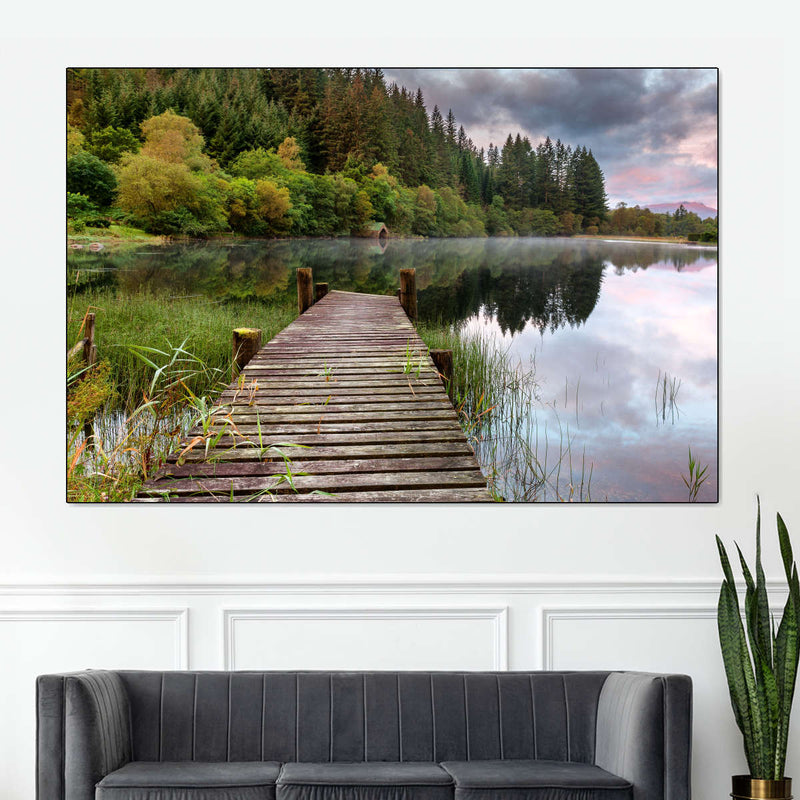 Loch Ard Boathouse Wall Art