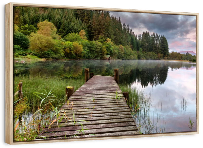Loch Ard Boathouse Wall Art