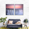 Sunset At Victoria Falls Wall Art