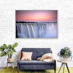 Sunset At Victoria Falls Wall Art