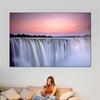 Sunset At Victoria Falls Wall Art
