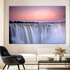 Sunset At Victoria Falls Wall Art