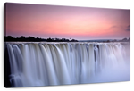 Sunset At Victoria Falls Wall Art