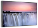 Sunset At Victoria Falls Wall Art