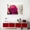 Textured Grunge Rose Wall Art