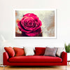 Textured Grunge Rose Wall Art