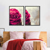 Textured Grunge Rose Wall Art