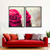 Textured Grunge Rose Wall Art