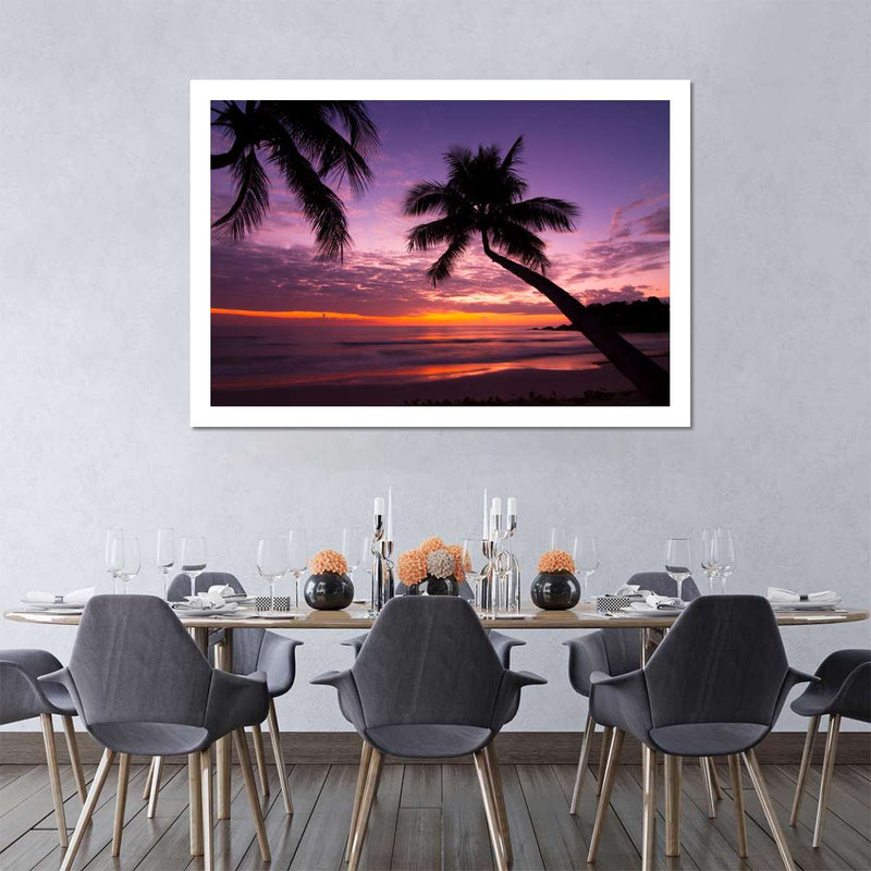 Palm Koh Samui Sunset Wall Art