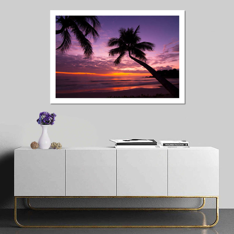 Palm Koh Samui Sunset Wall Art