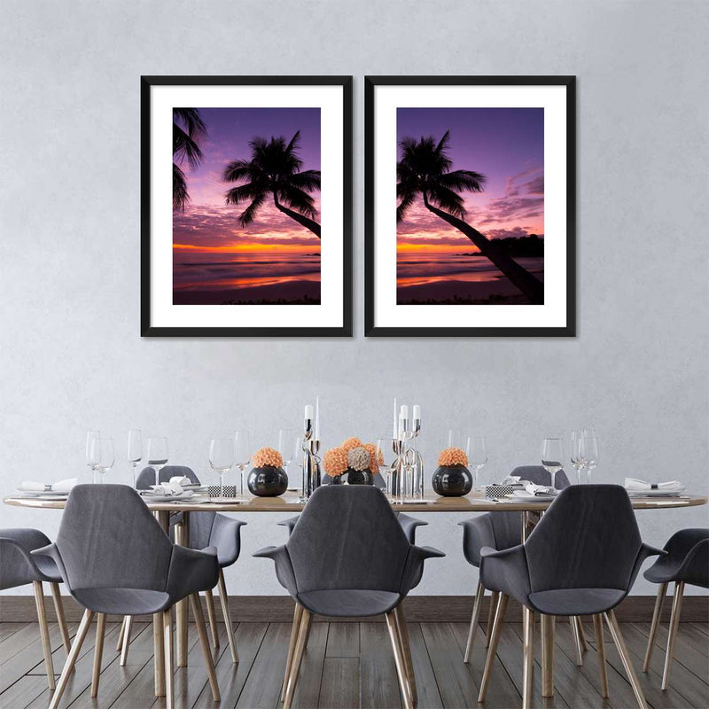 Palm Koh Samui Sunset Wall Art