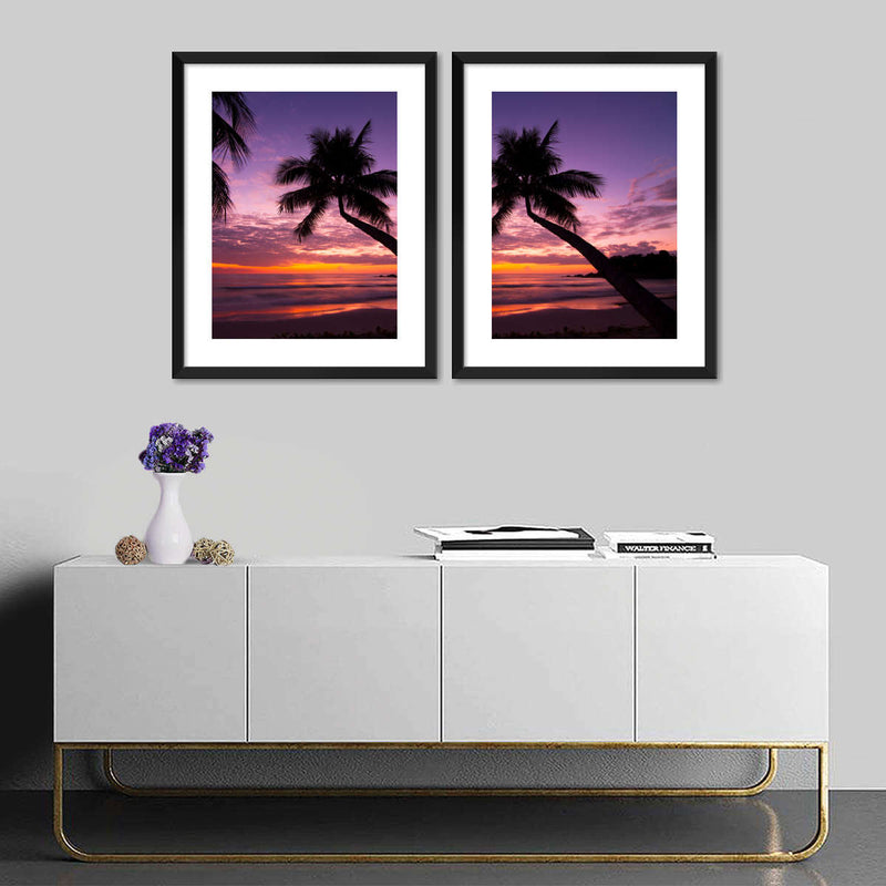 Palm Koh Samui Sunset Wall Art
