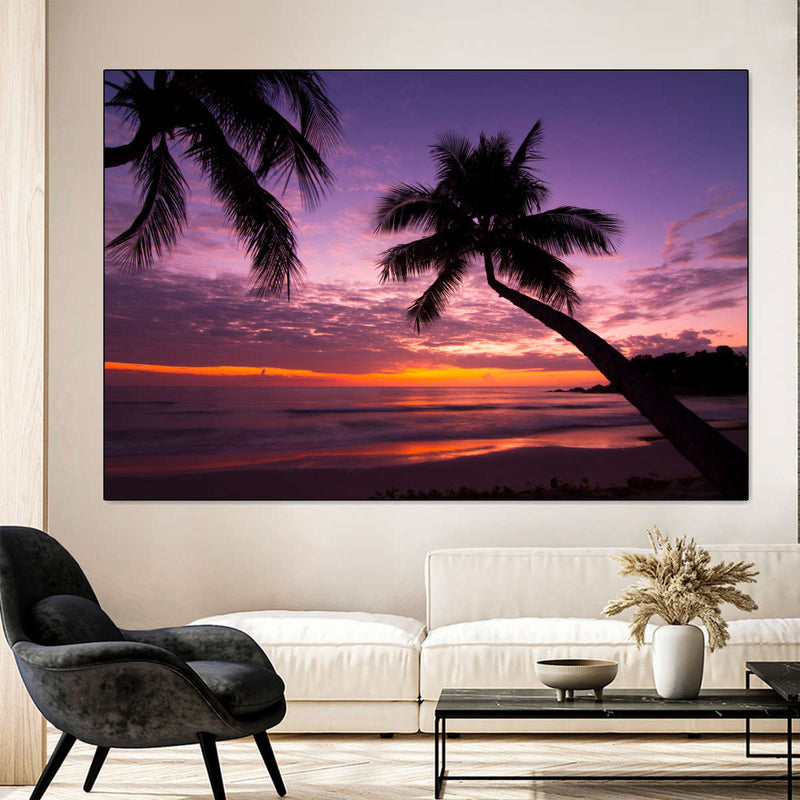 Palm Koh Samui Sunset Wall Art