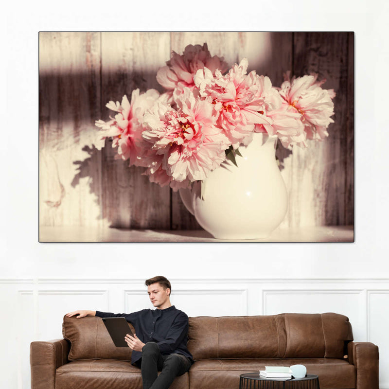 Sun Bright Peonies Wall Art