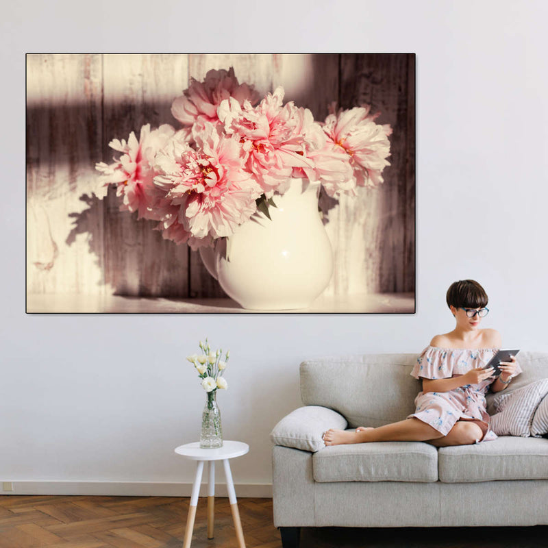 Sun Bright Peonies Wall Art