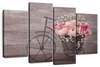 Ranunculus Bicycle Vase Wall Art