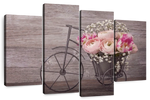 Ranunculus Bicycle Vase Wall Art