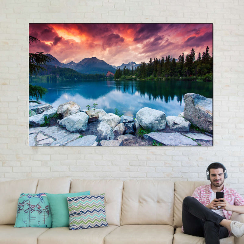 Tatra Mountain Lake Wall Art