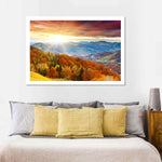 Mountain With Trees Wall Art