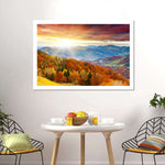 Mountain With Trees Wall Art