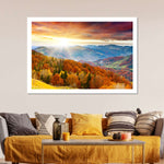 Mountain With Trees Wall Art