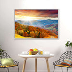 Mountain With Trees Wall Art