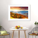 Mountain With Trees Wall Art