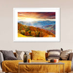 Mountain With Trees Wall Art