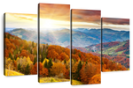 Mountain With Trees Wall Art