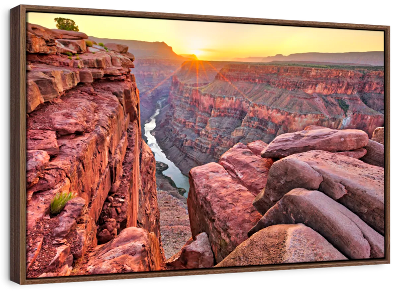 Sunrise Over Grand Canyon Wall Art