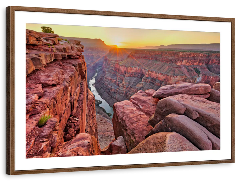 Sunrise Over Grand Canyon Wall Art