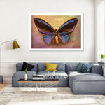 Purple Butterfly Wall Art