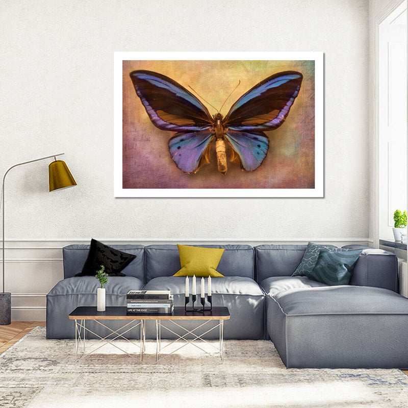 Purple Butterfly Wall Art